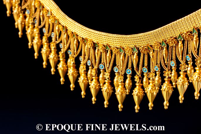 C Civilotti - An important revivalist gold and enamel &#39;Melos&#39; necklace | MasterArt